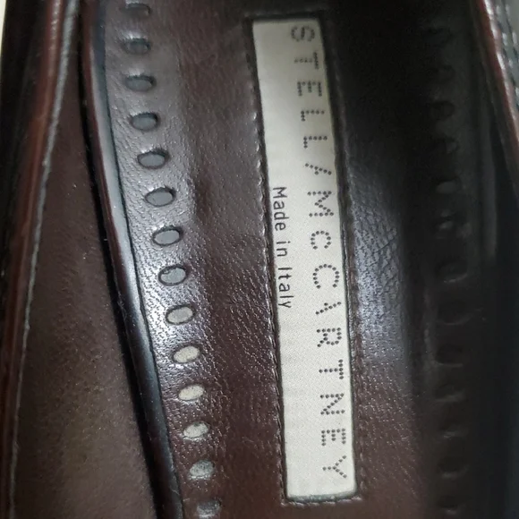 Stella McCartney | Brown Platform Heels with Fringe Details Sz 37 1/2 - Picture 8 of 11